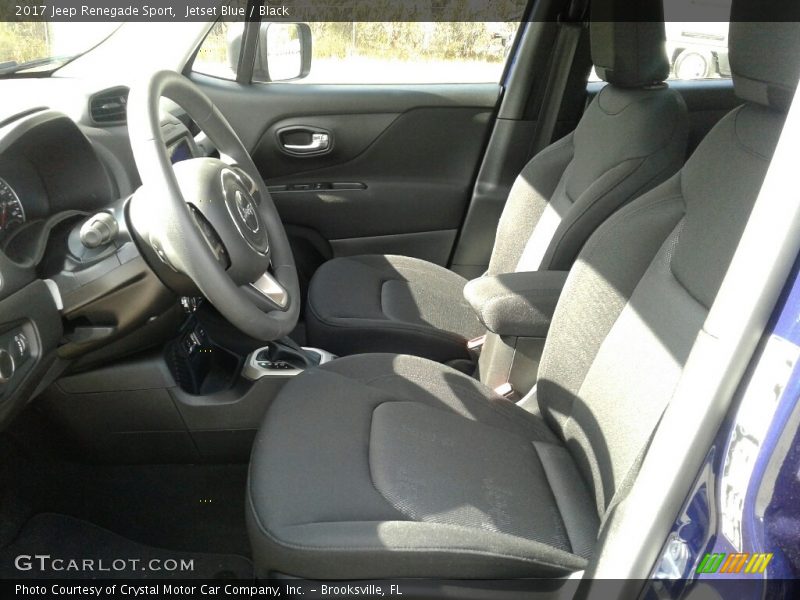 Jetset Blue / Black 2017 Jeep Renegade Sport