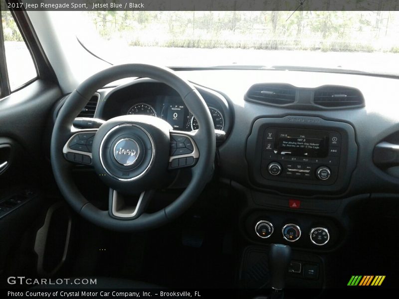 Jetset Blue / Black 2017 Jeep Renegade Sport