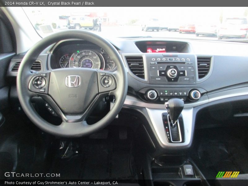 Crystal Black Pearl / Black 2014 Honda CR-V LX