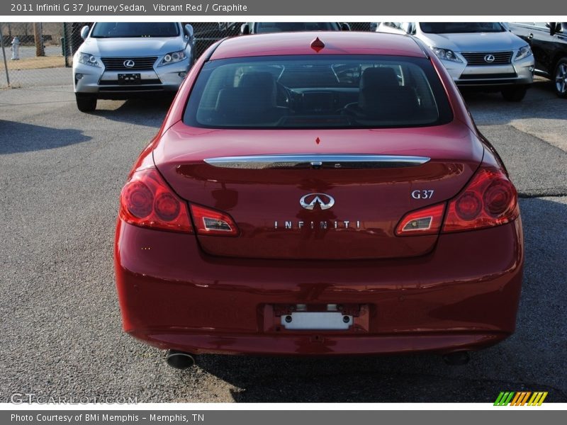 Vibrant Red / Graphite 2011 Infiniti G 37 Journey Sedan