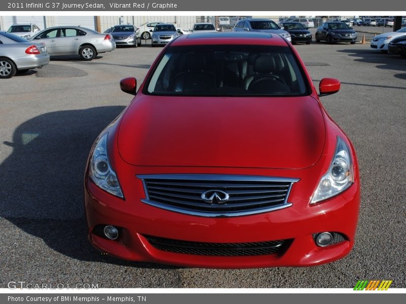 Vibrant Red / Graphite 2011 Infiniti G 37 Journey Sedan