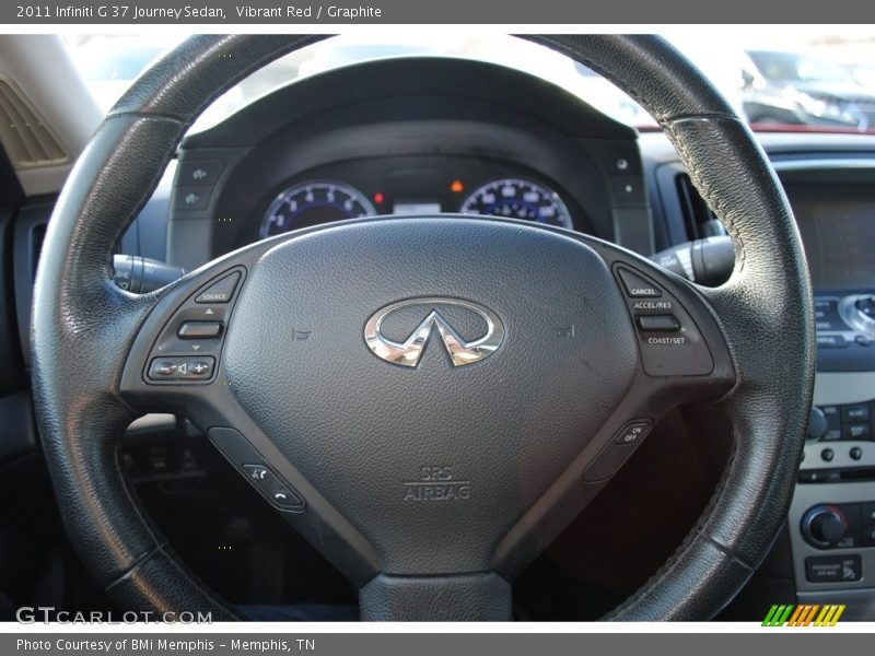 Vibrant Red / Graphite 2011 Infiniti G 37 Journey Sedan