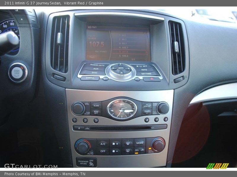 Vibrant Red / Graphite 2011 Infiniti G 37 Journey Sedan