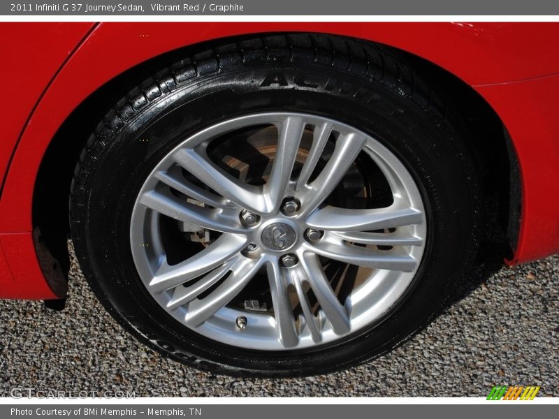 Vibrant Red / Graphite 2011 Infiniti G 37 Journey Sedan