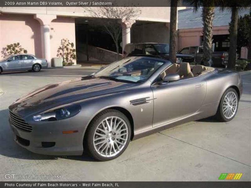 Oyster Silver / Sandstorm 2009 Aston Martin DB9 Volante