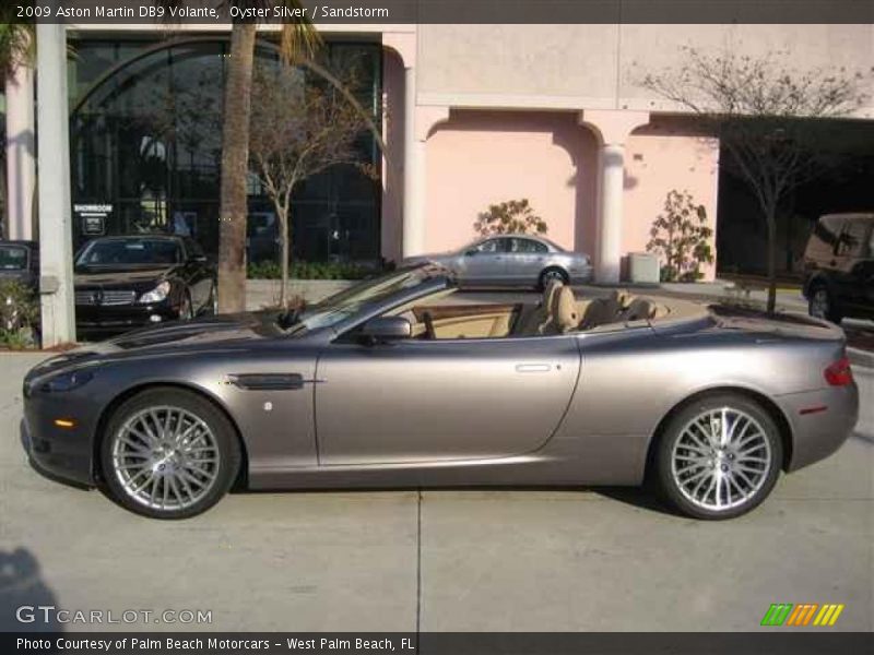 Oyster Silver / Sandstorm 2009 Aston Martin DB9 Volante