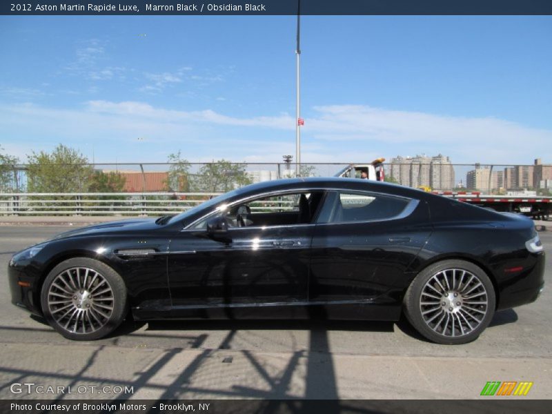 Marron Black / Obsidian Black 2012 Aston Martin Rapide Luxe