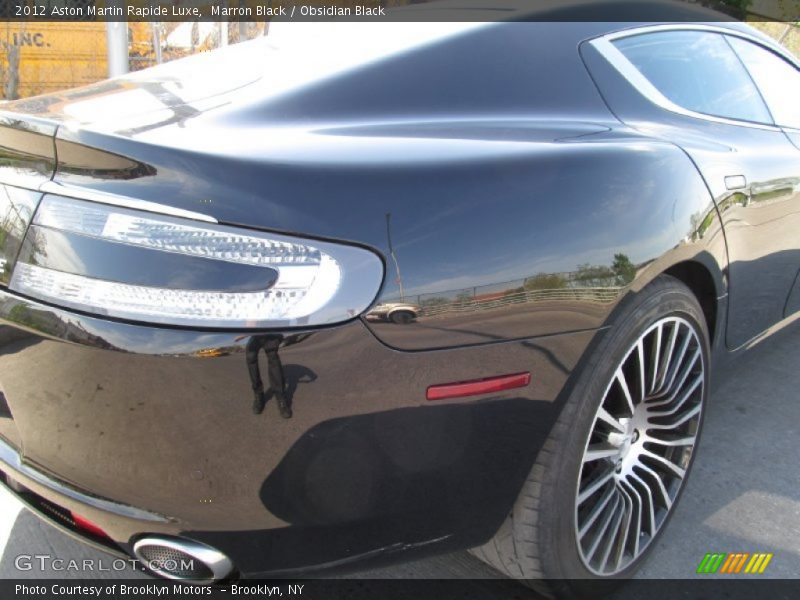 Marron Black / Obsidian Black 2012 Aston Martin Rapide Luxe