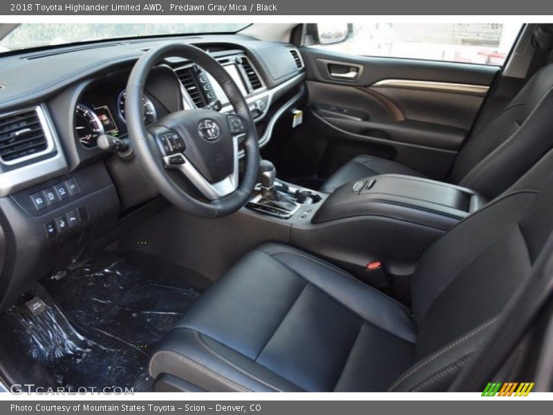 Predawn Gray Mica / Black 2018 Toyota Highlander Limited AWD