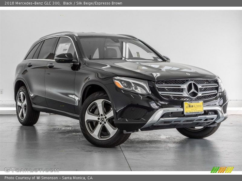 Black / Silk Beige/Espresso Brown 2018 Mercedes-Benz GLC 300