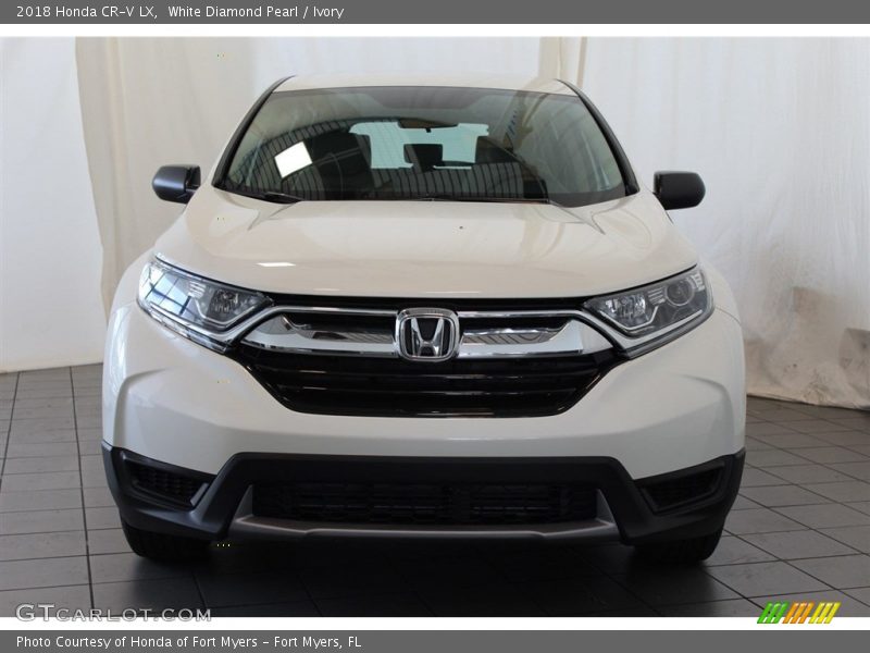 White Diamond Pearl / Ivory 2018 Honda CR-V LX