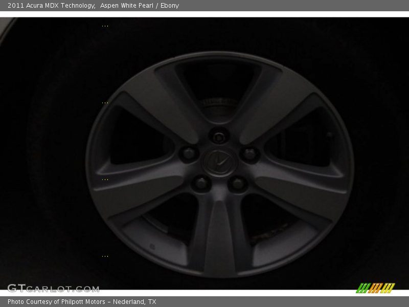 Aspen White Pearl / Ebony 2011 Acura MDX Technology
