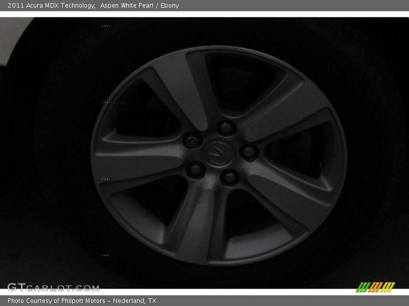 Aspen White Pearl / Ebony 2011 Acura MDX Technology