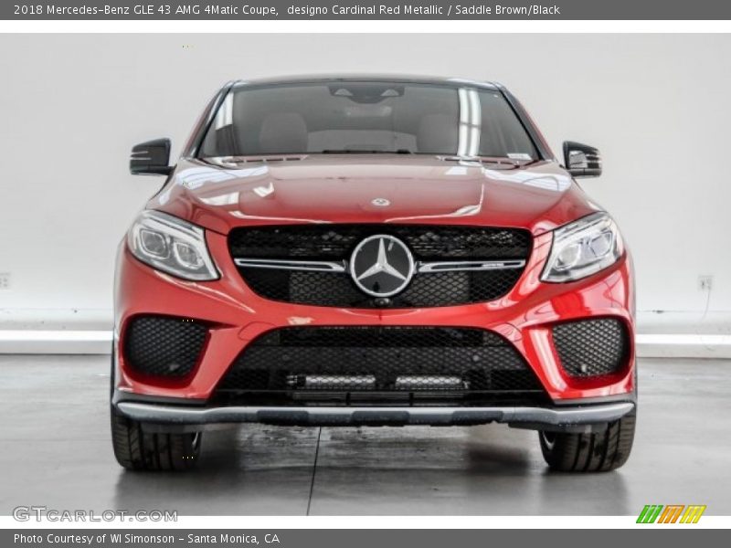 designo Cardinal Red Metallic / Saddle Brown/Black 2018 Mercedes-Benz GLE 43 AMG 4Matic Coupe