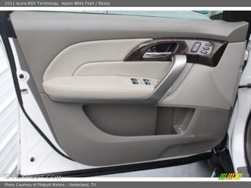 Aspen White Pearl / Ebony 2011 Acura MDX Technology