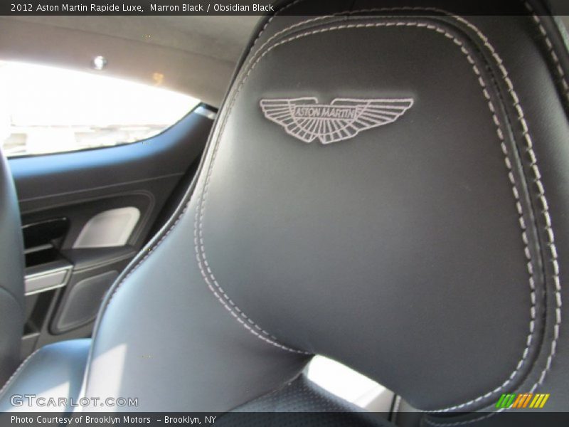 Marron Black / Obsidian Black 2012 Aston Martin Rapide Luxe