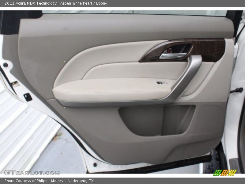 Aspen White Pearl / Ebony 2011 Acura MDX Technology