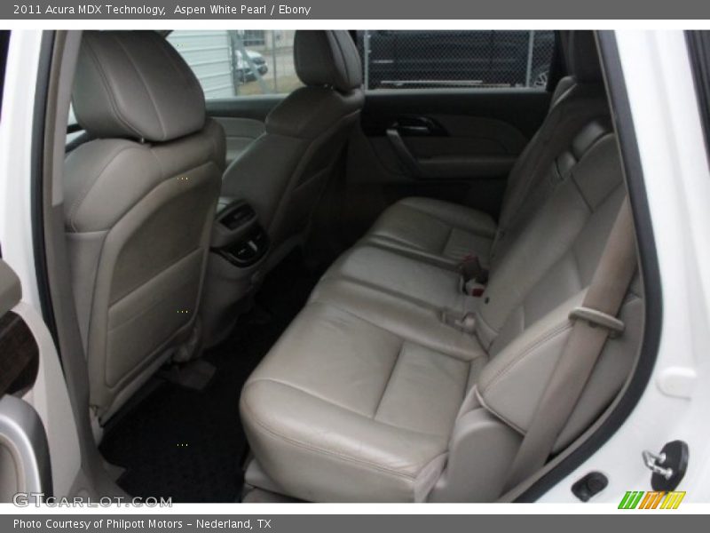 Aspen White Pearl / Ebony 2011 Acura MDX Technology