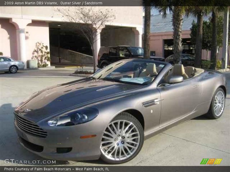 Oyster Silver / Sandstorm 2009 Aston Martin DB9 Volante