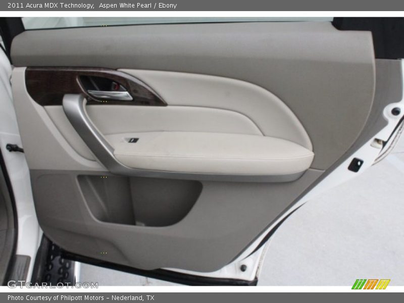 Aspen White Pearl / Ebony 2011 Acura MDX Technology