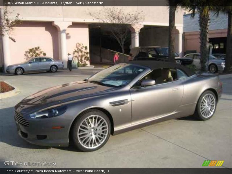 Oyster Silver / Sandstorm 2009 Aston Martin DB9 Volante