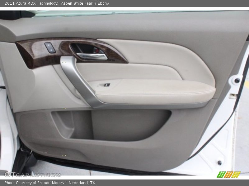 Aspen White Pearl / Ebony 2011 Acura MDX Technology