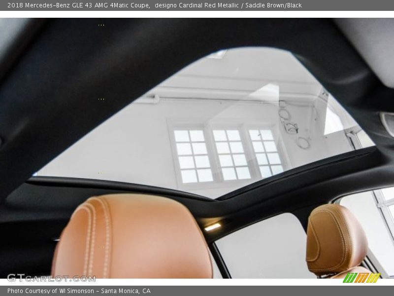 Sunroof of 2018 GLE 43 AMG 4Matic Coupe