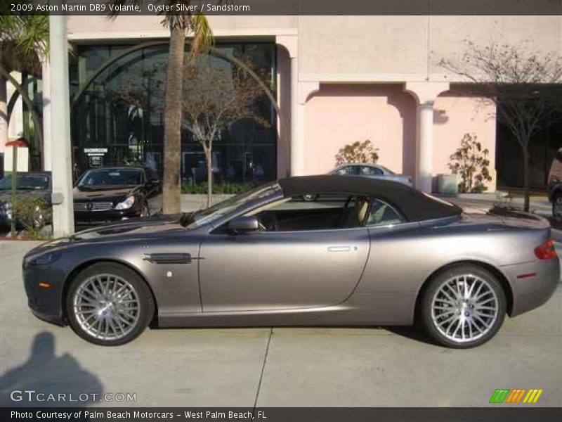 Oyster Silver / Sandstorm 2009 Aston Martin DB9 Volante