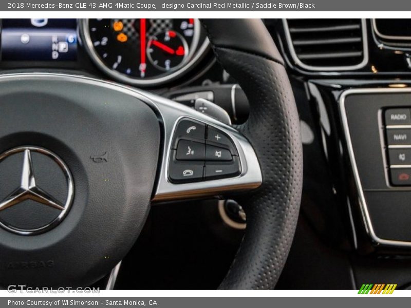 Controls of 2018 GLE 43 AMG 4Matic Coupe