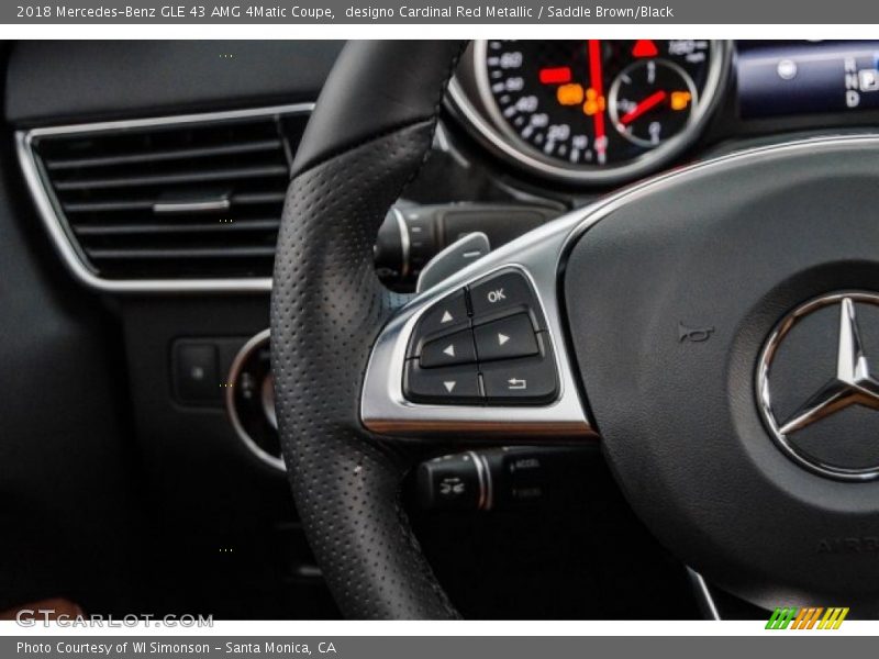 Controls of 2018 GLE 43 AMG 4Matic Coupe