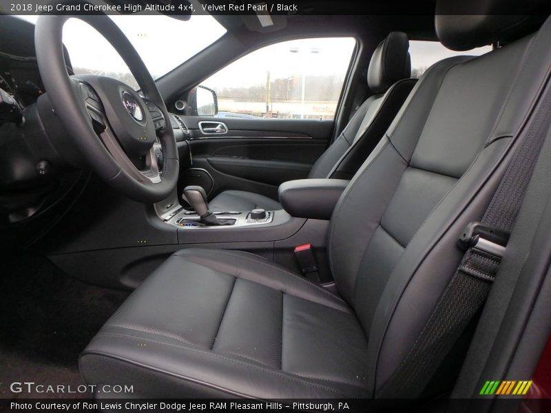 Velvet Red Pearl / Black 2018 Jeep Grand Cherokee High Altitude 4x4