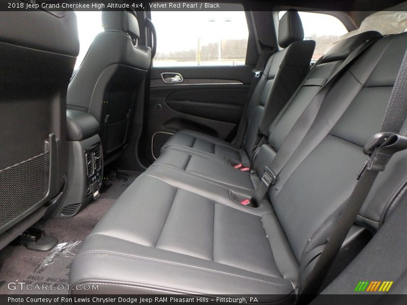 Velvet Red Pearl / Black 2018 Jeep Grand Cherokee High Altitude 4x4