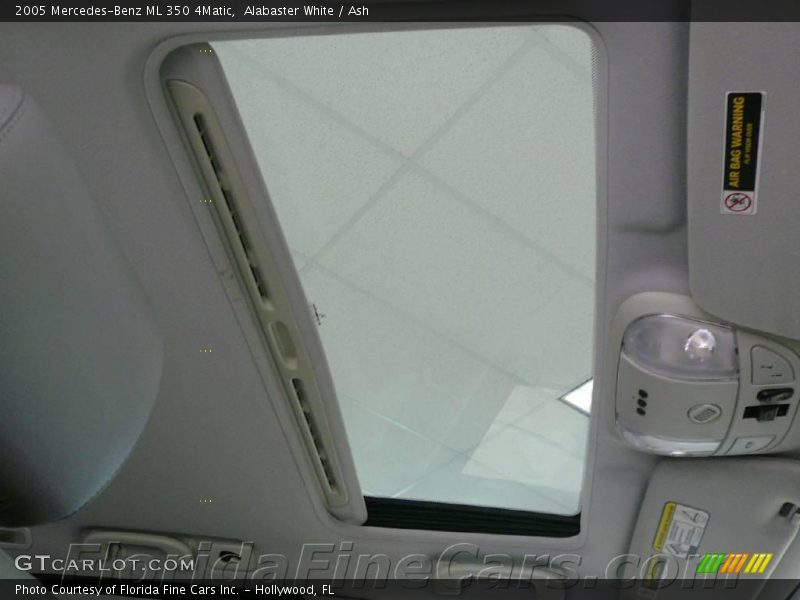 Alabaster White / Ash 2005 Mercedes-Benz ML 350 4Matic