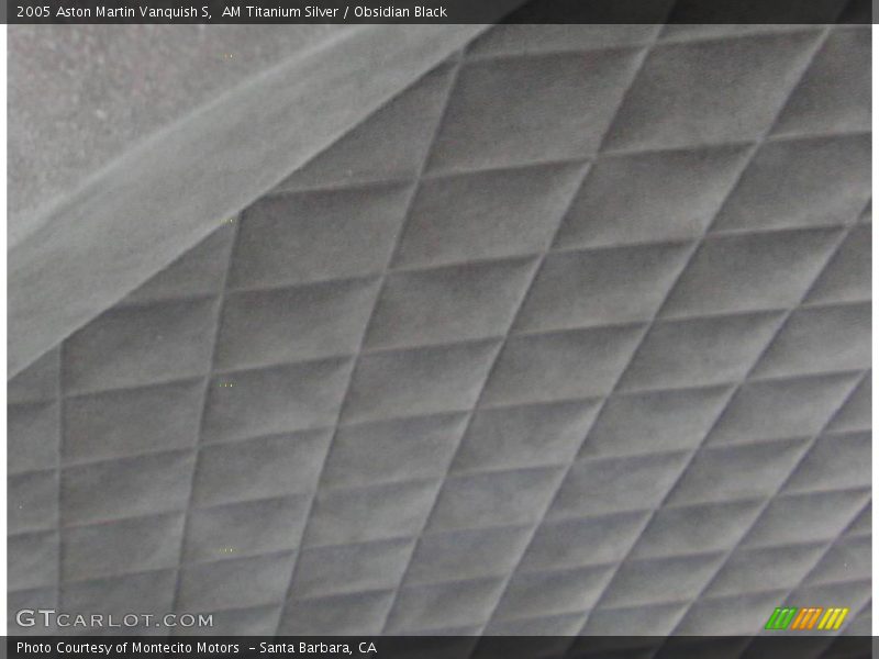 AM Titanium Silver / Obsidian Black 2005 Aston Martin Vanquish S