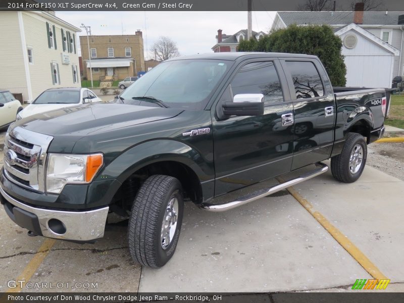 Green Gem / Steel Grey 2014 Ford F150 XLT SuperCrew 4x4