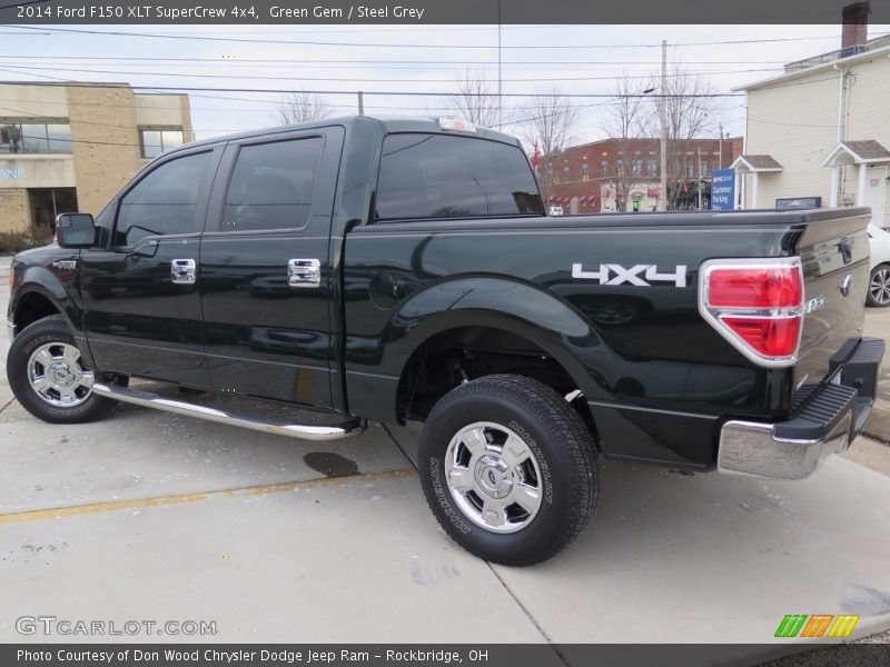 Green Gem / Steel Grey 2014 Ford F150 XLT SuperCrew 4x4