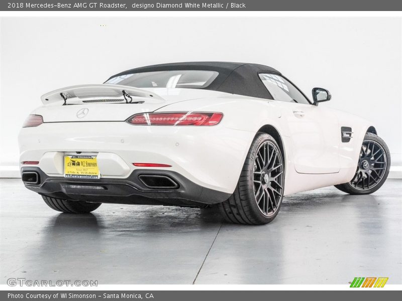 designo Diamond White Metallic / Black 2018 Mercedes-Benz AMG GT Roadster