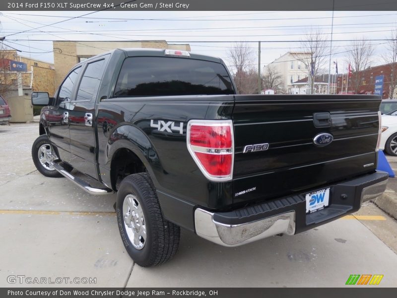 Green Gem / Steel Grey 2014 Ford F150 XLT SuperCrew 4x4