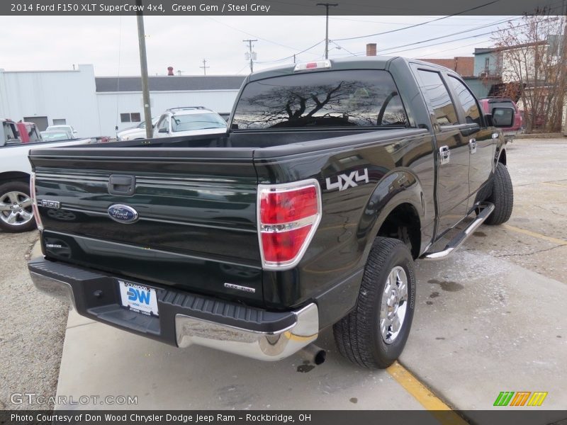 Green Gem / Steel Grey 2014 Ford F150 XLT SuperCrew 4x4