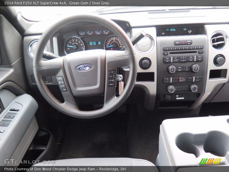 Green Gem / Steel Grey 2014 Ford F150 XLT SuperCrew 4x4