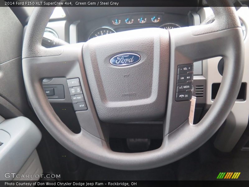 Green Gem / Steel Grey 2014 Ford F150 XLT SuperCrew 4x4