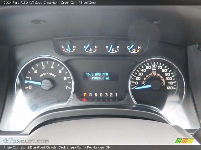 Green Gem / Steel Grey 2014 Ford F150 XLT SuperCrew 4x4