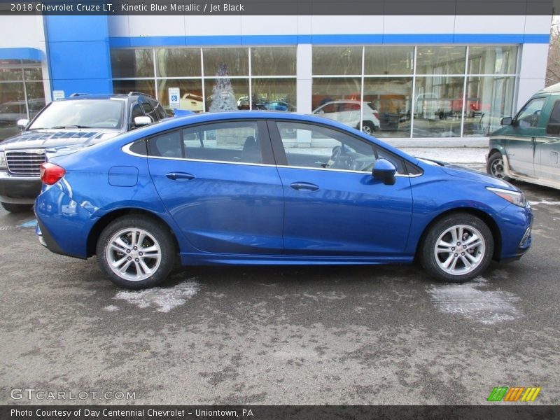 Kinetic Blue Metallic / Jet Black 2018 Chevrolet Cruze LT