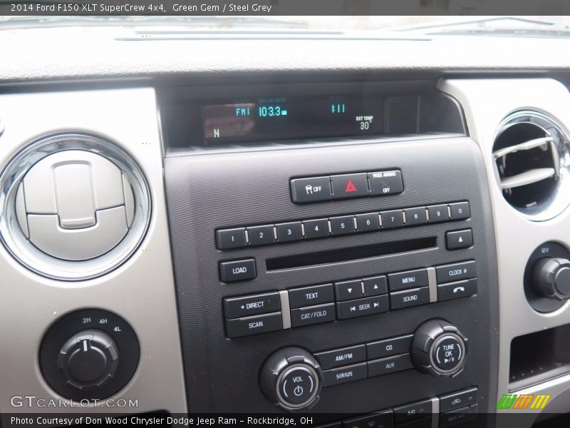 Green Gem / Steel Grey 2014 Ford F150 XLT SuperCrew 4x4