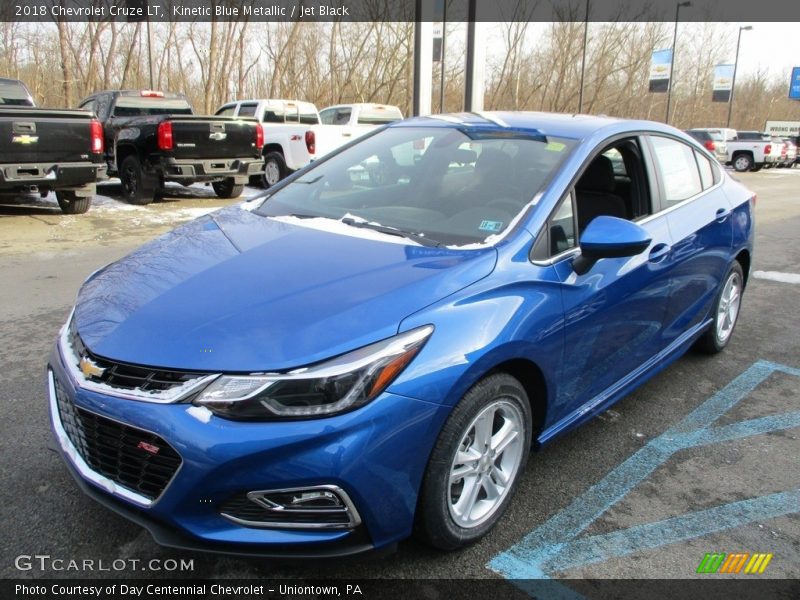 Kinetic Blue Metallic / Jet Black 2018 Chevrolet Cruze LT