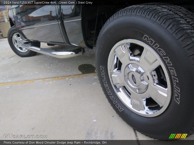 Green Gem / Steel Grey 2014 Ford F150 XLT SuperCrew 4x4