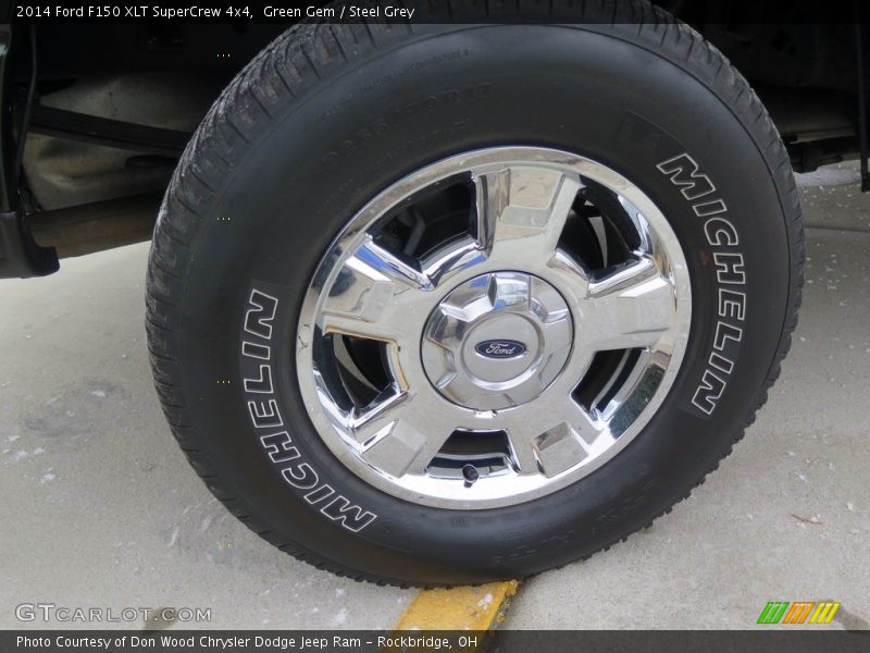 Green Gem / Steel Grey 2014 Ford F150 XLT SuperCrew 4x4
