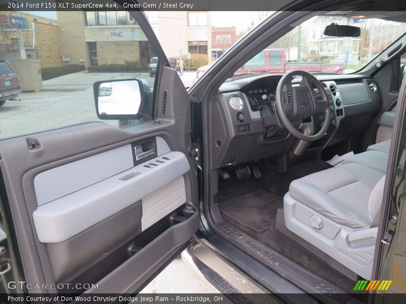 Green Gem / Steel Grey 2014 Ford F150 XLT SuperCrew 4x4