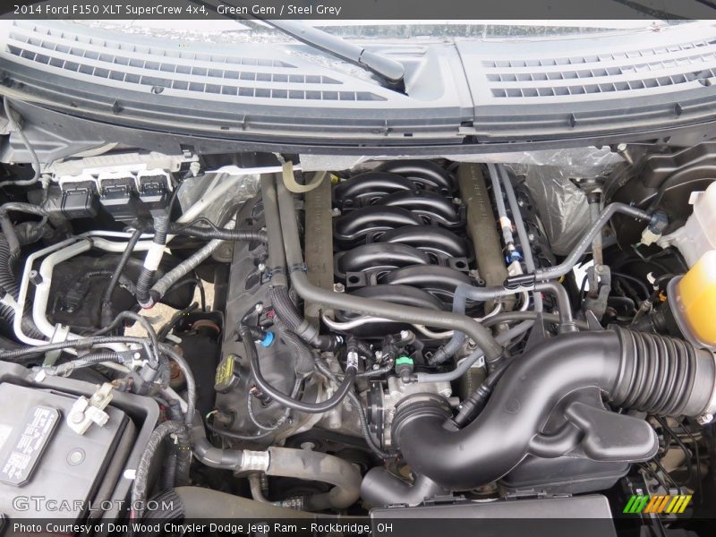 Green Gem / Steel Grey 2014 Ford F150 XLT SuperCrew 4x4
