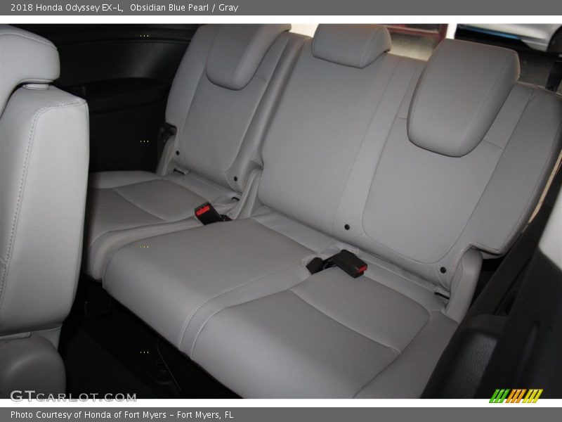 Obsidian Blue Pearl / Gray 2018 Honda Odyssey EX-L